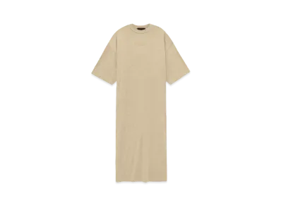 FEAR OF GOD ESSENTIALS Women's 3/4 Sleeve Dress "Gold Heather"