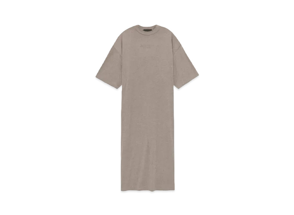 FEAR OF GOD ESSENTIALS Women's 3/4 Sleeve Dress "Core Heather"