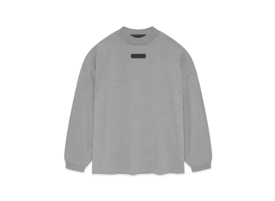 FEAR OF GOD ESSENTIALS LS Tee "Dark Heather Oatmeal"
