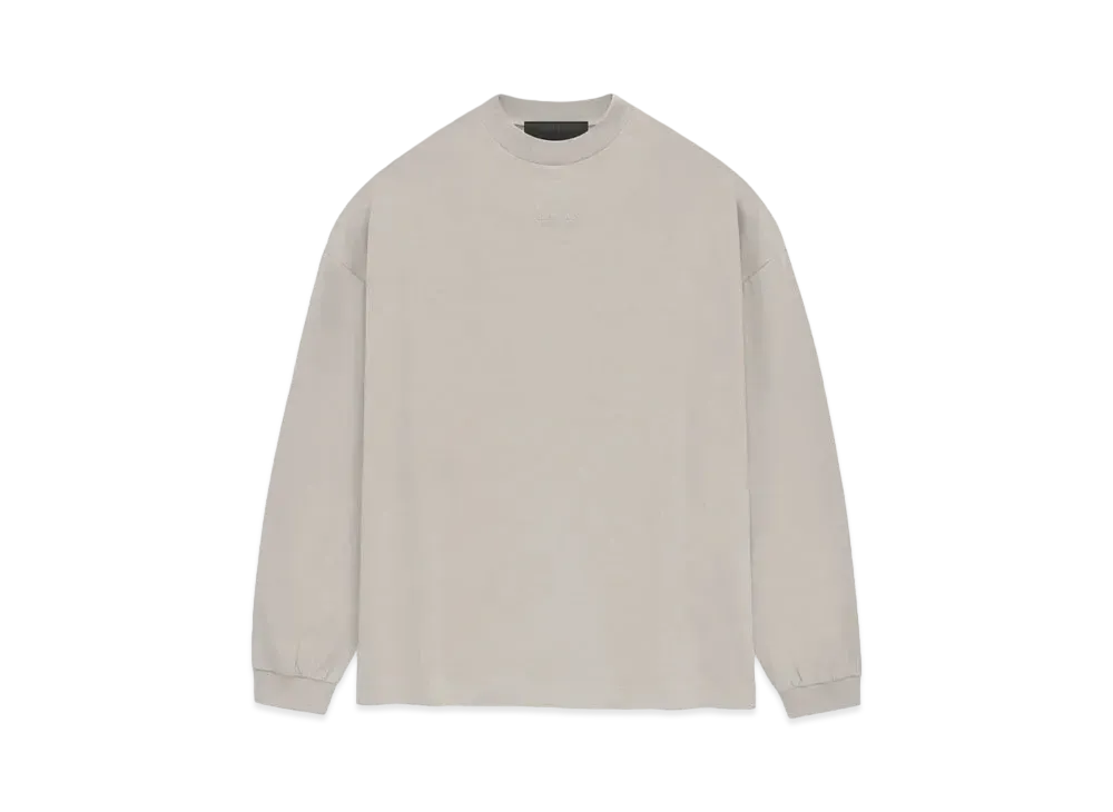 FEAR OF GOD ESSENTIALS LS Tee "Silver Cloud"