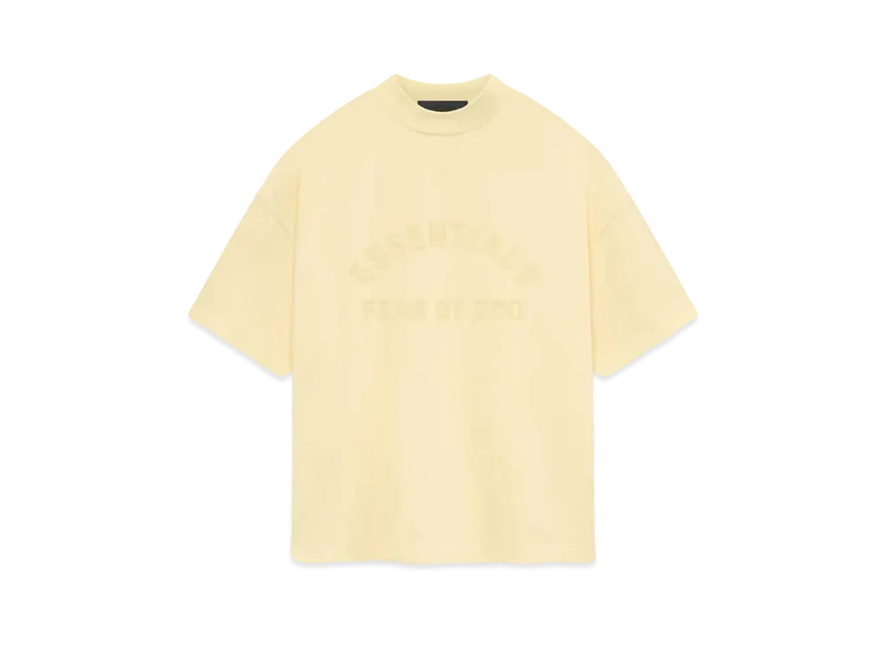 FEAR OF GOD ESSENTIALS Heavy Jersey SS Tee "Garden Yellow"