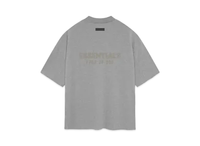 FEAR OF GOD ESSENTIALS V-Neck Tshirt "Dark Heather Oatmeal"