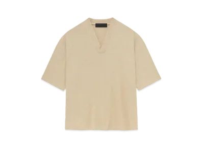 FEAR OF GOD ESSENTIALS V-Neck "Gold Heather"