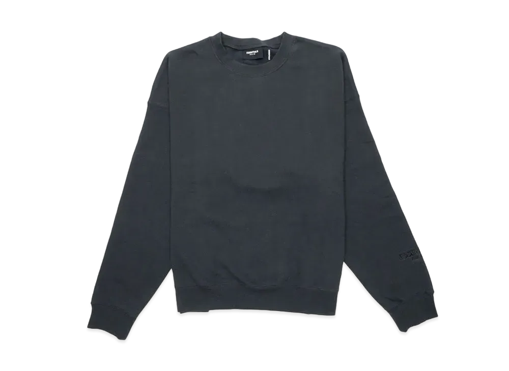 FEAR OF GOD ESSENTIALS 3M Logo Crewneck Sweatshirt "Black"