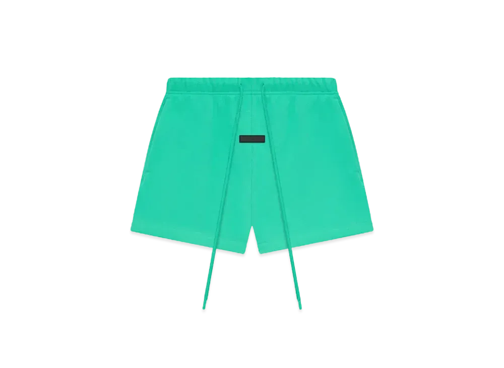 FEAR OF GOD ESSENTIALS Fleece Running Short "Mint Leaf"