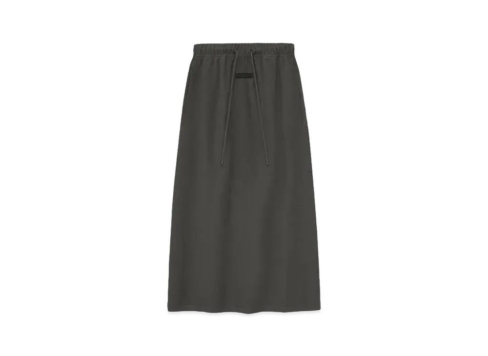 FEAR OF GOD ESSENTIALS Women's Terry Long Skirt "Ink"
