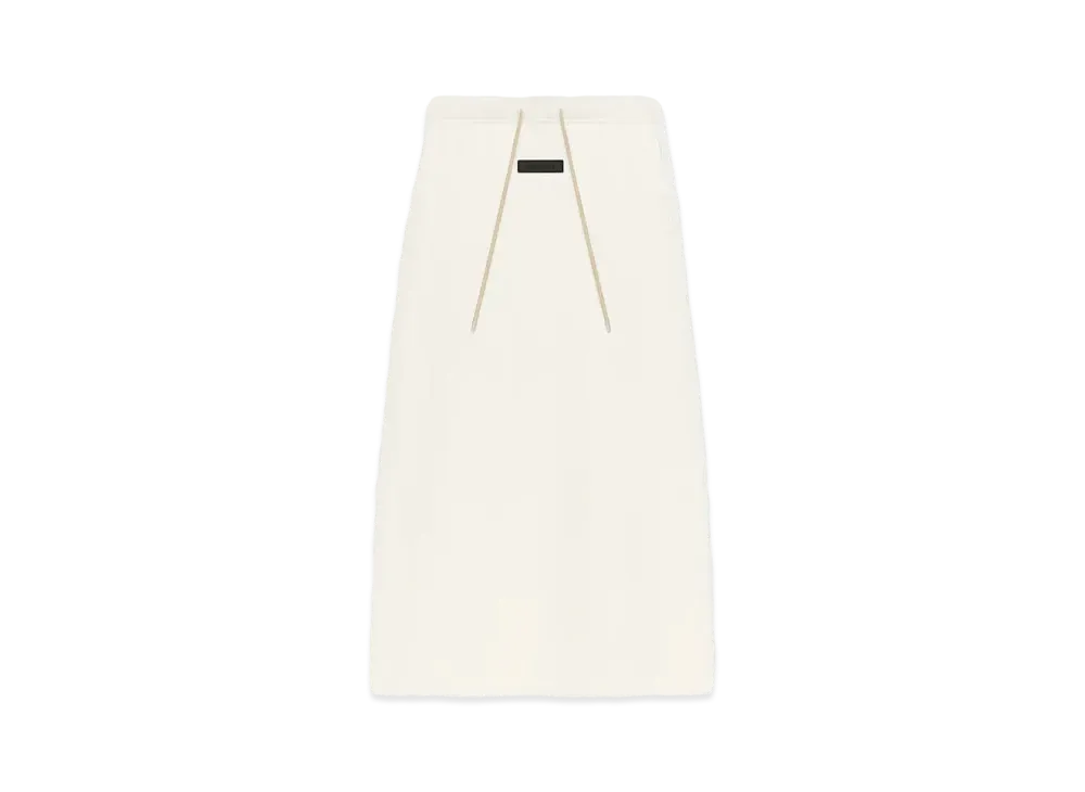 FEAR OF GOD ESSENTIALS Women's Jersey Skirt "Cloud Dancer"