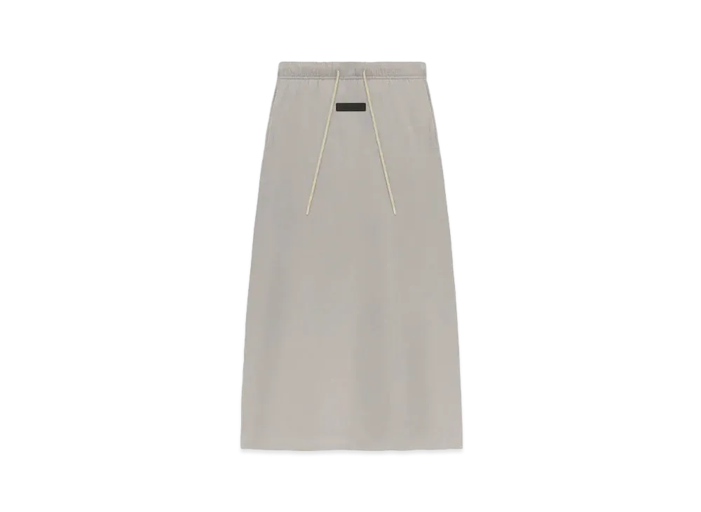 FEAR OF GOD ESSENTIALS Women's Jersey Skirt "Silver Cloud"