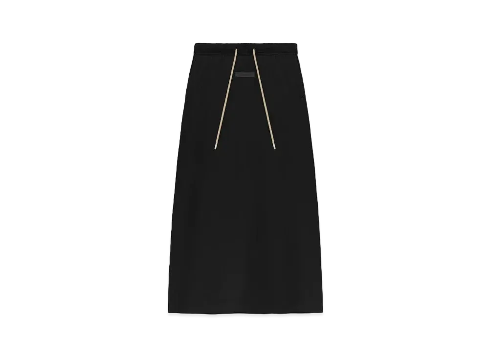 FEAR OF GOD ESSENTIALS Women's Jersey Skirt "Jet Black"