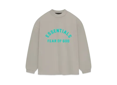 FEAR OF GOD ESSENTIALS Heavy Jersey Longsleeve T-shirt "Seal"
