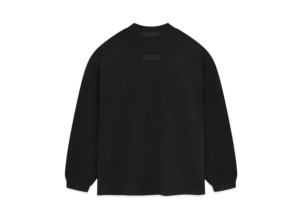 FEAR OF GOD ESSENTIALS Longsleeve T-Shirt "Jet Black"