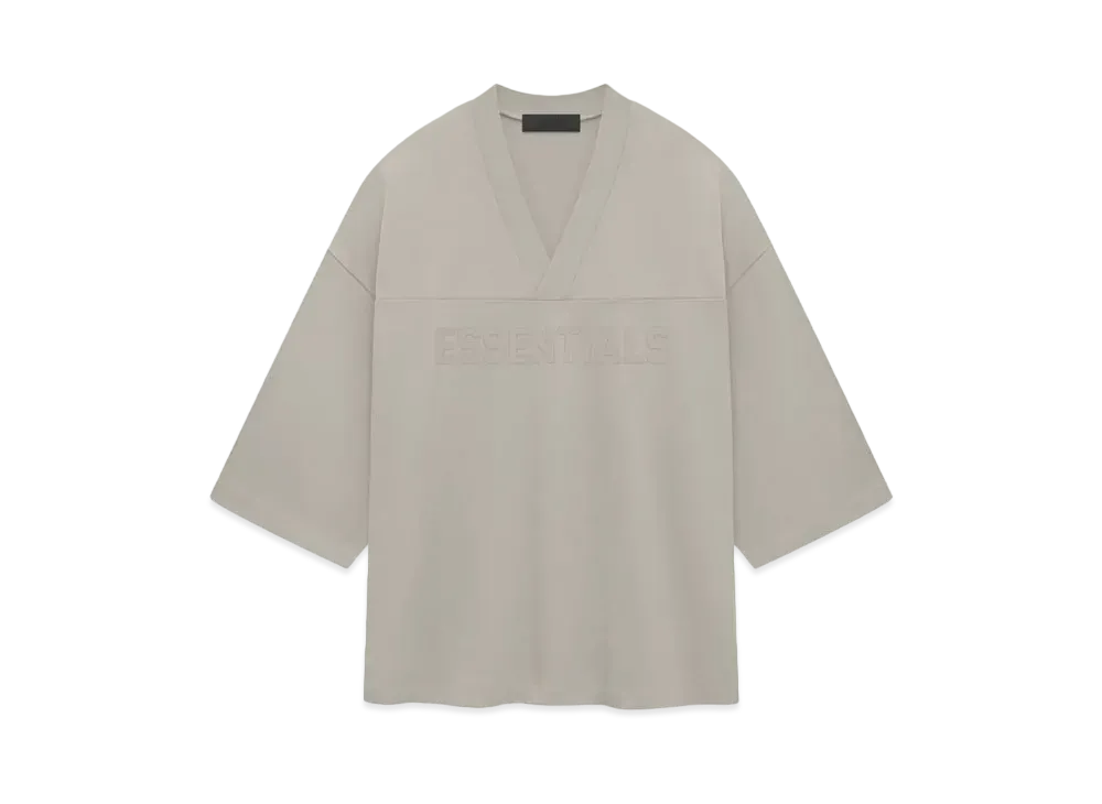 FEAR OF GOD ESSENTIALS Heavy Jersey Football Tee "Seal"