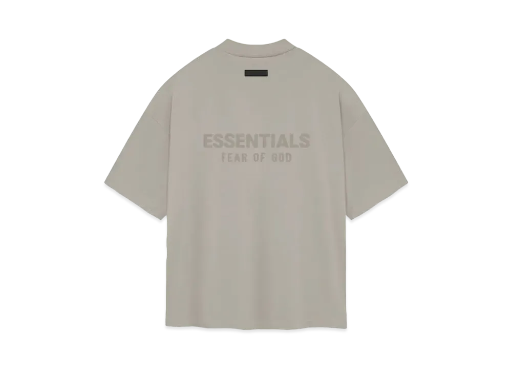 FEAR OF GOD ESSENTIALS V-neck T-shirt "Seal"