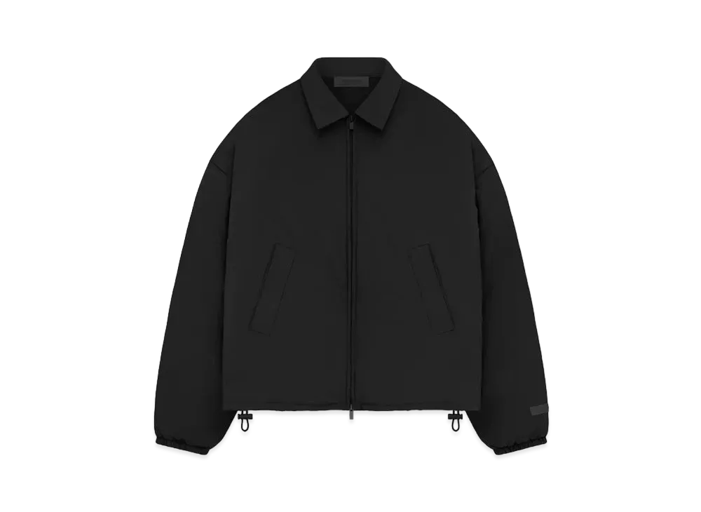 FEAR OF GOD ESSENTIALS Women's Filled Bomber "Jet Black"