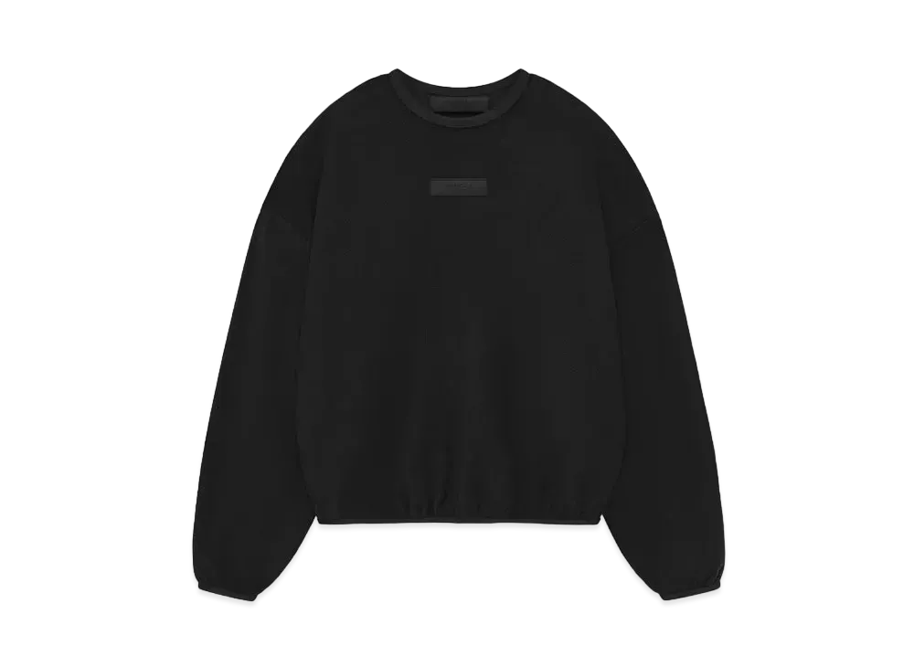 FEAR OF GOD ESSENTIALS Women's Crewneck Sweater "Jet Black"