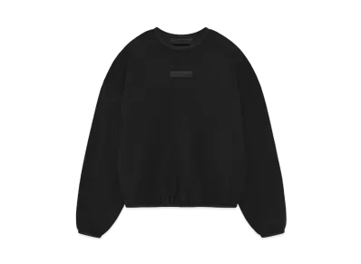 FEAR OF GOD ESSENTIALS Women's Crewneck Sweater "Jet Black"