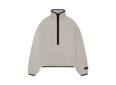 FEAR OF GOD ESSENTIALS Women's Halfzip Mockneck "Seal"