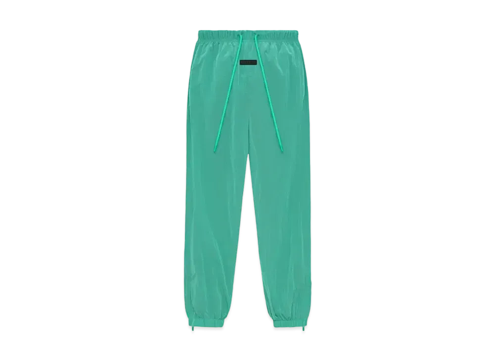 FEAR OF GOD ESSENTIALS Crinkle Nylon Trackpants "Mint Leaf"