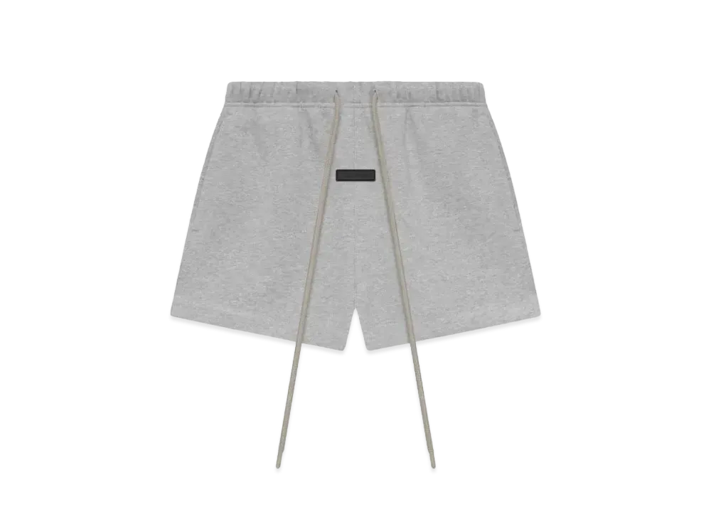 FEAR OF GOD ESSENTIALS Running Short "Light Heather Grey"