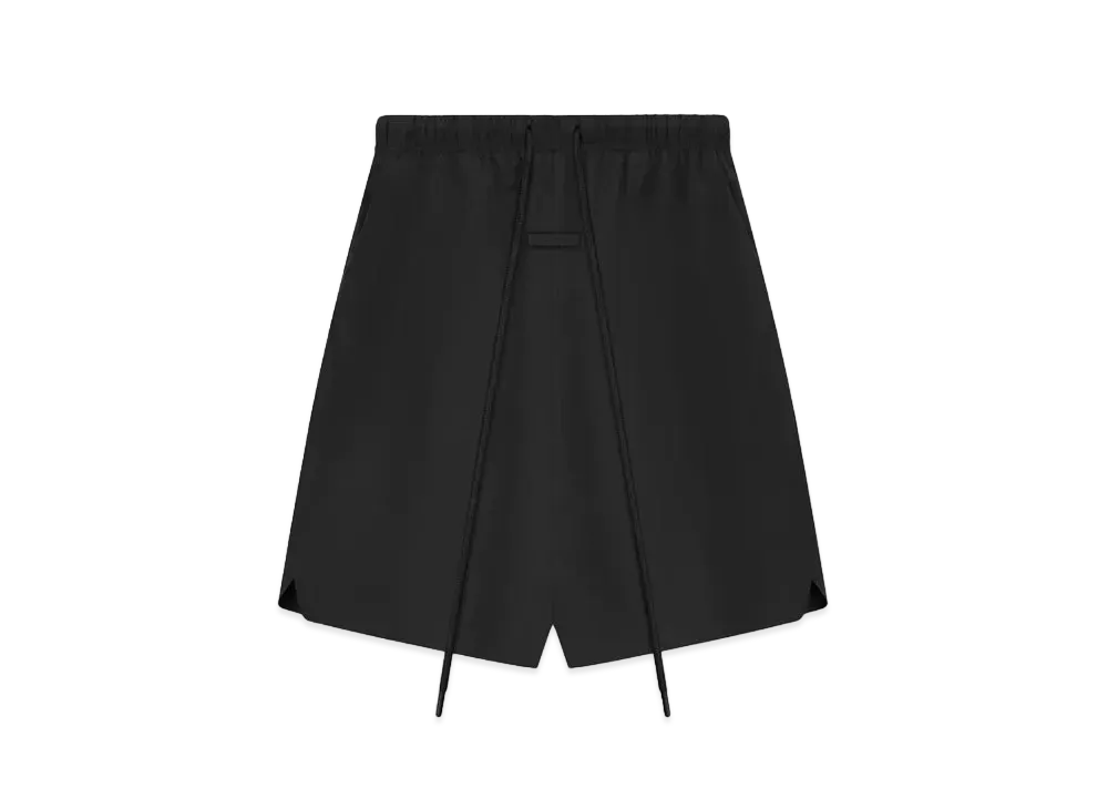 FEAR OF GOD ESSENTIALS Nylon Relaxed Shorts "Jet Black"