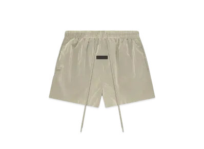 FEAR OF GOD ESSENTIALS Crinkle Nylon Running Short "Garden Yellow"