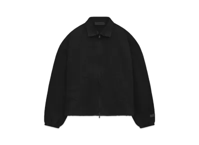 FEAR OF GOD ESSENTIALS Women's Shell Bomber "Overdye Black Denim"