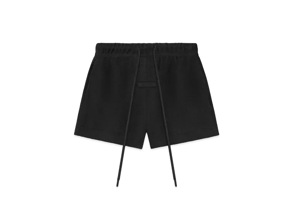 FEAR OF GOD ESSENTIALS Women's Running Short #2 "Jet Black"