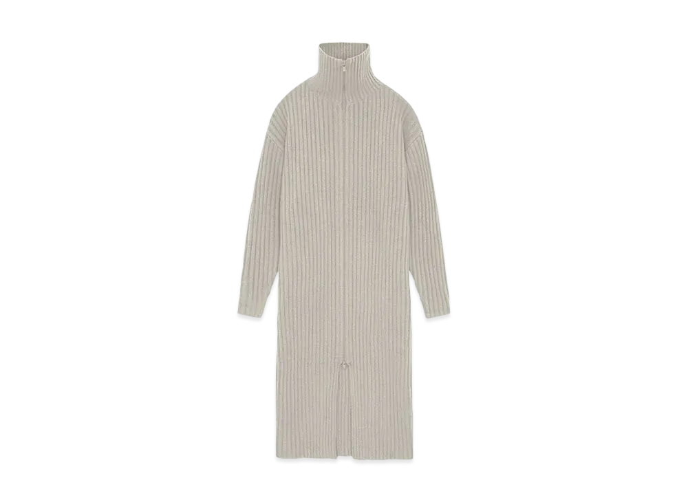 FEAR OF GOD ESSENTIALS Women's Fullzip Cardigan "Seal"