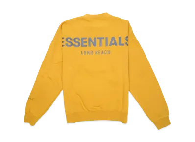 FEAR OF GOD Essentials Long Beach 3M Crewneck "Yellow"