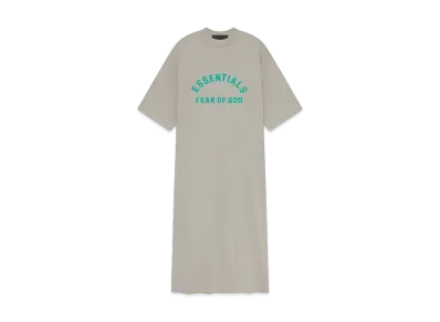 FEAR OF GOD ESSENTIALS Women's 3/4 Sleeve Dress "Seal"