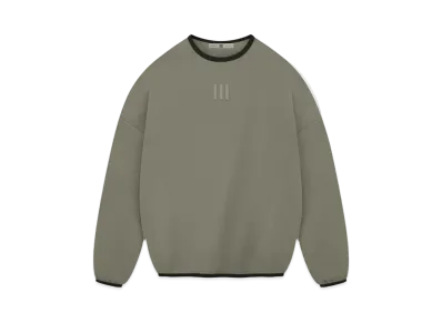 FEAR OF GOD x adidas FEAR OF GOD ATHLETICS Suede Fleece Crewneck Sweatshirt "Clay"