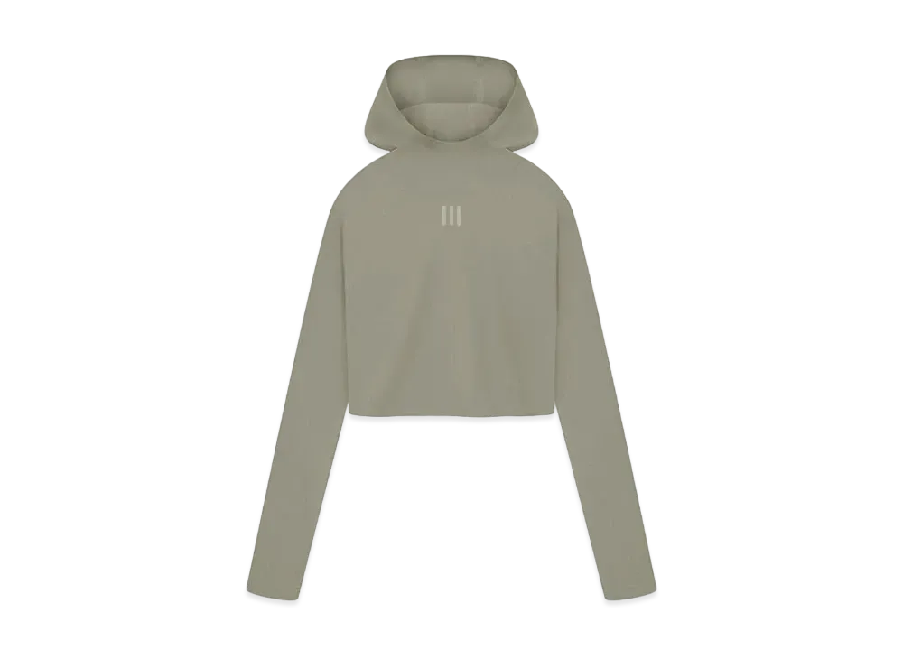 FEAR OF GOD x adidas FEAR OF GOD ATHLETICS Base Layer Crop Hoodie "Clay"