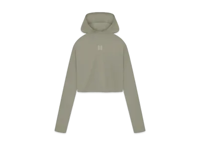 FEAR OF GOD x adidas FEAR OF GOD ATHLETICS Base Layer Crop Hoodie "Clay"