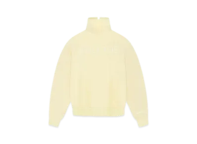 FEAR OF GOD x adidas FEAR OF GOD ATHLETICS Suede Fleece Muscle Mock T-Shirt "Pale Yellow"