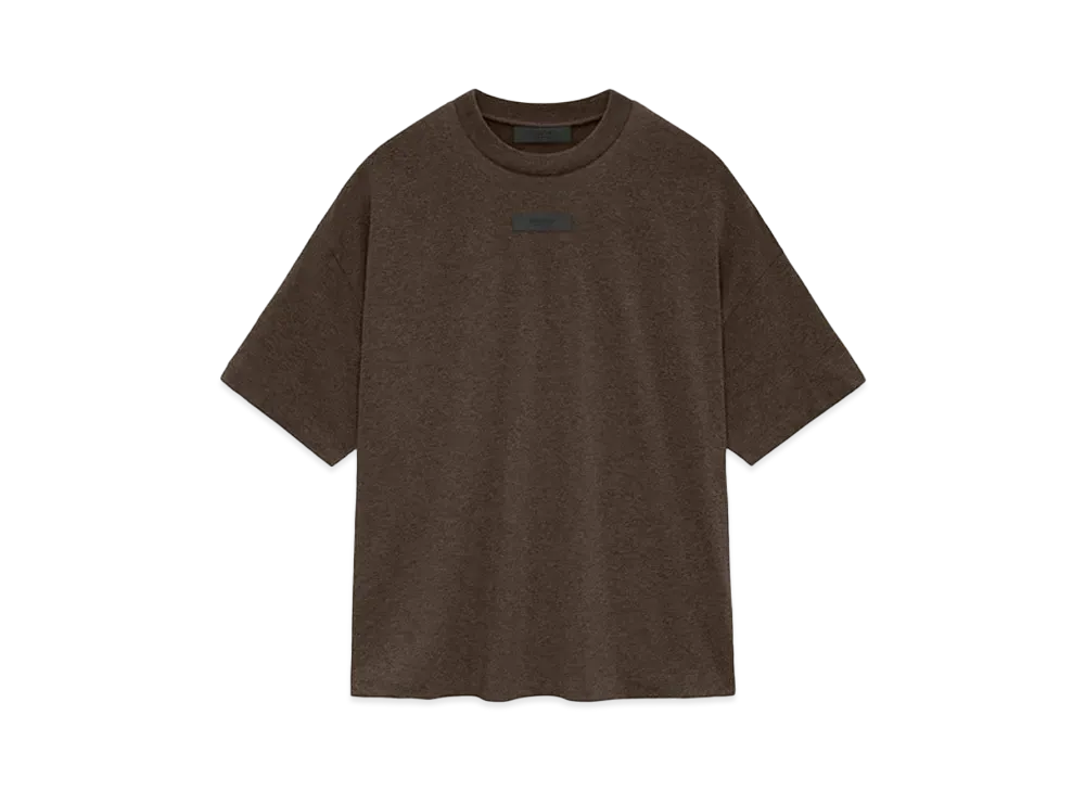 FEAR OF GOD ESSENTIALS S/S Tee "Heather Wood"
