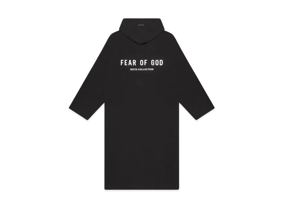 FEAR OF GOD 3M Logo Nylon Hooded Rain Jacket "Black"