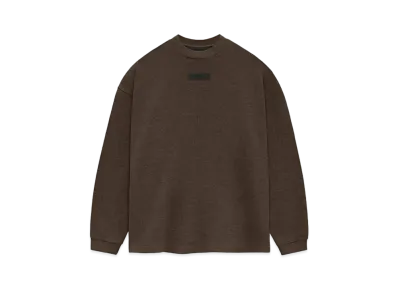 FEAR OF GOD ESSENTIALS L/S Tee "Heather Wood"