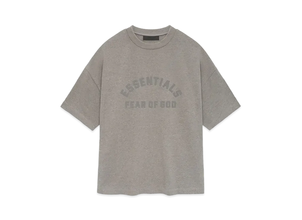 FEAR OF GOD ESSENTIALS Heavy S/S Tee "Heather Grey"