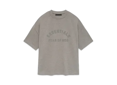 FEAR OF GOD ESSENTIALS Heavy S/S Tee "Heather Grey"