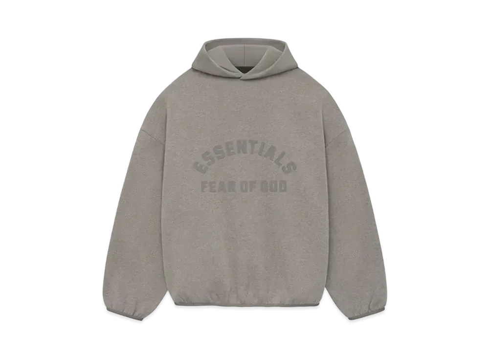 FEAR OF GOD Nylon Fleece Hoodie "Heather Grey/Dust"