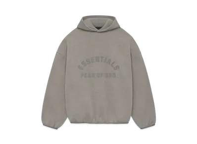 FEAR OF GOD Nylon Fleece Hoodie "Heather Grey/Dust"