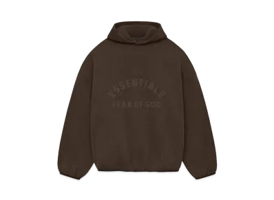 FEAR OF GOD Nylon Fleece Hoodie "Heather Wood/Wood"