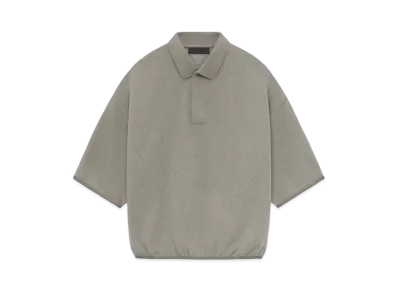 FEAR OF GOD ESSENTIALS 3/4 Sleeve Polo "Heather Grey"