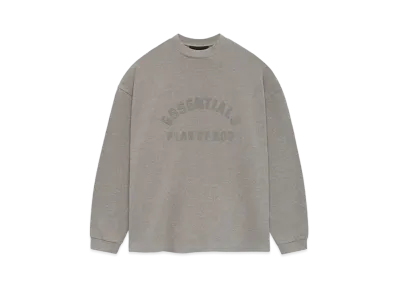 FEAR OF GOD ESSENTIALS Heavy L/S Tee "Heather Grey"