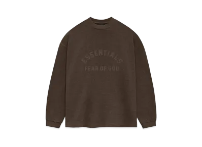 FEAR OF GOD ESSENTIALS Heavy L/S Tee "Heather Wood"