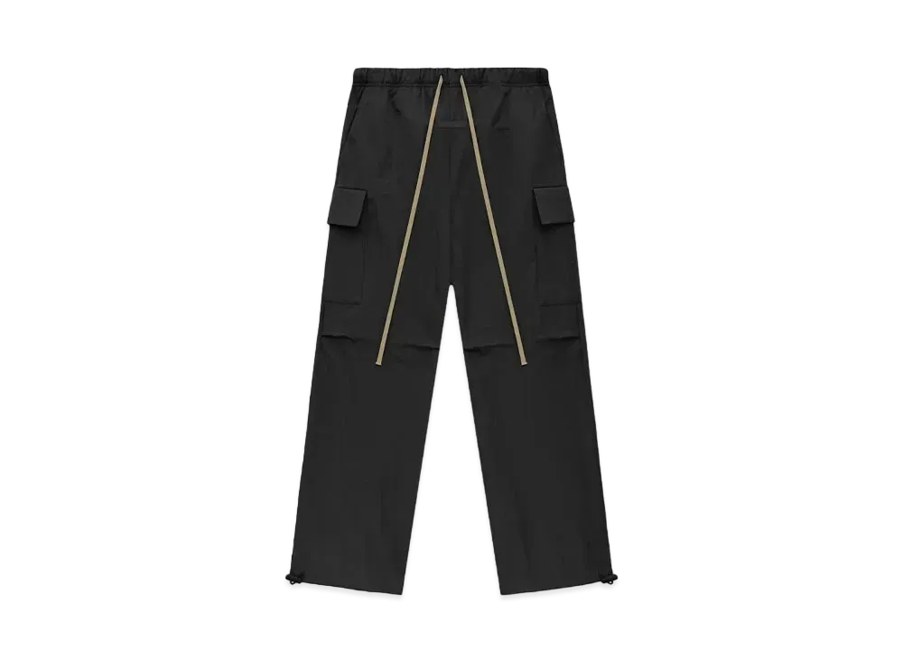 フィアオブゴッド エッセンシャルズ テクスチャード ナイロン フィールド パンツ "ブラック"