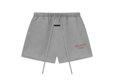 FEAR OF GOD ESSENTIALS Fleece Soccer Short "Dark Heather"
