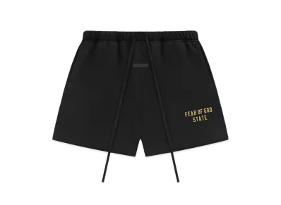 FEAR OF GOD ESSENTIALS Fleece Soccer Short "Black"
