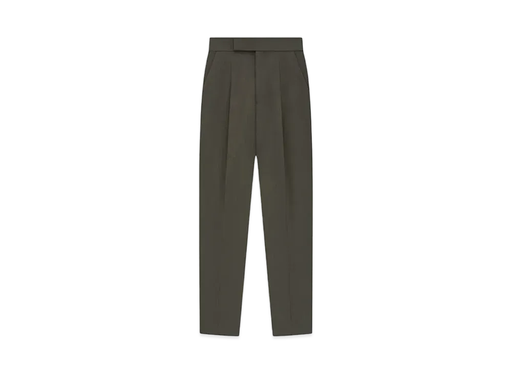 FEAR OF GOD ESSENTIALS Wool Gabardine 8th Trouser "Wood"