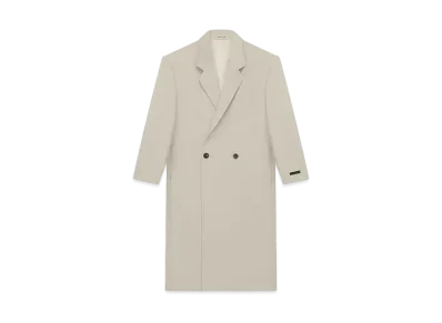 FEAR OF GOD ESSENTIALS Wool Gabardine Classic Overcoat "Paris Sky"
